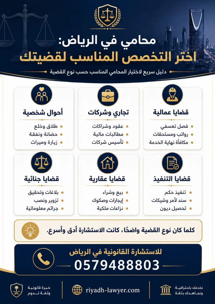 افضل محامي في الرياض